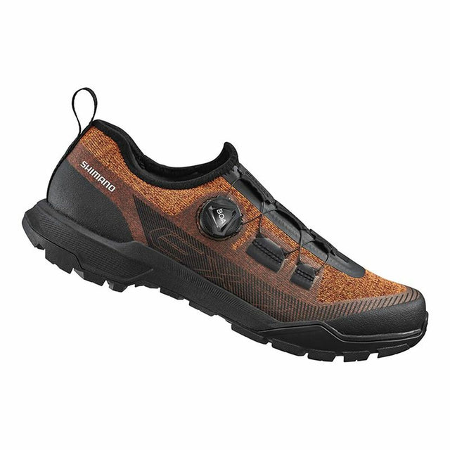 Radfahren Schuhe Shimano Ex7 Orange