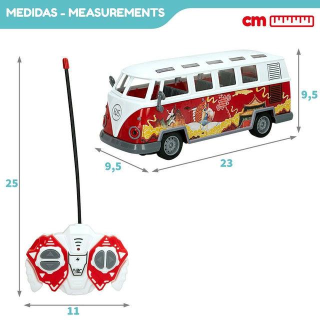 Fahrzeug Fernsteuerung Speed & Go 1:30 23 x 9,5 x 9,5 cm Bus 4 Stück