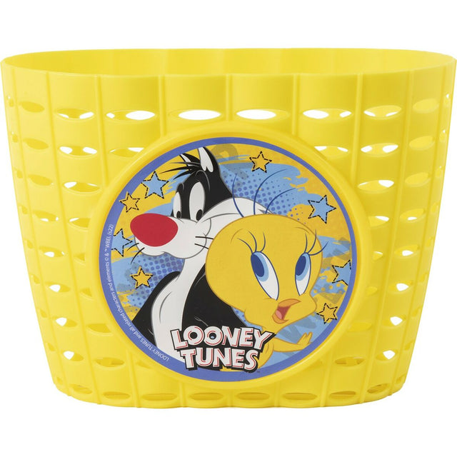 Kinder Fahrradkorb Looney Tunes CZ10960 Gelb