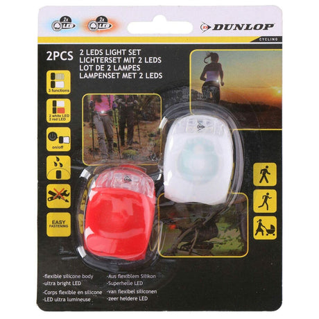 Fahrradlichter-Set Dunlop 2 Stücke